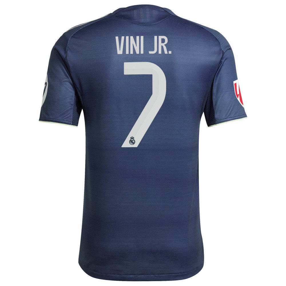 Adidas Vini Jr. Real Madrid 2025/26 Away Player Jerseys - Blue