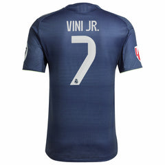 Adidas Vini Jr. Real Madrid 2025/26 Away Player Jerseys - Blue