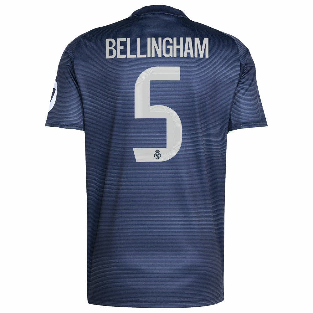 Adidas Jude Bellingham Real Madrid 2025/26 Away Replica Player Jerseys - Blue