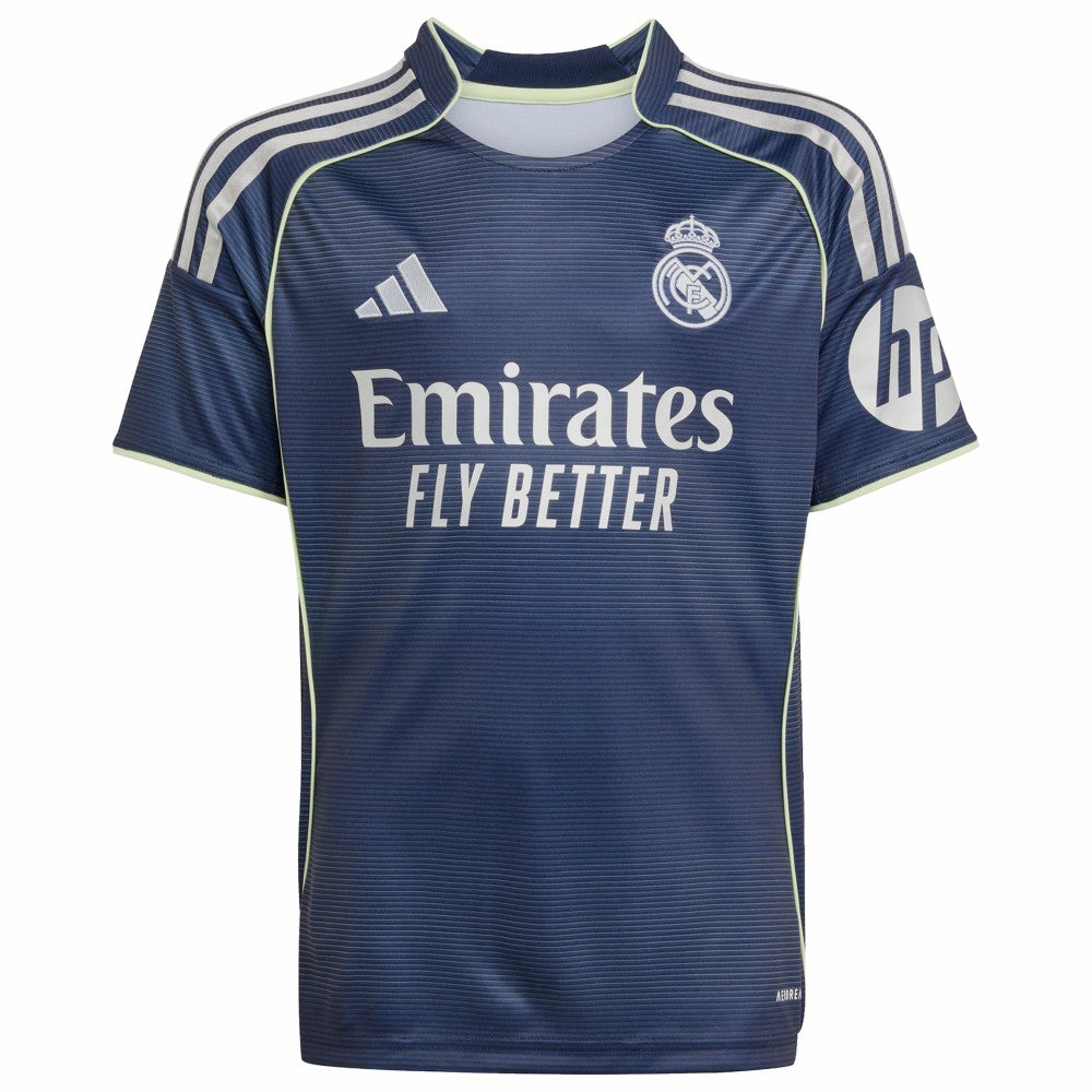 Adidas Vini Jr. Real Madrid Youth 2025/26 Away Replica Player Jerseys - Blue