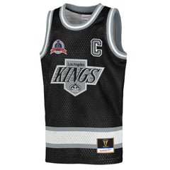 Wayne Gretzky Los Angeles Kings - Mitchell & Ness Youth Maxxed Out Fashion Basketball Jersey Black