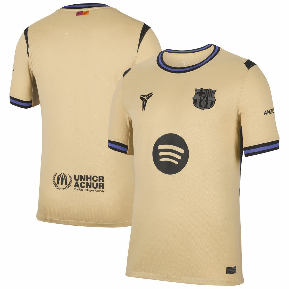 Nike Barcelona 2025/26 Away Stadium Replica Jerseys - Gold