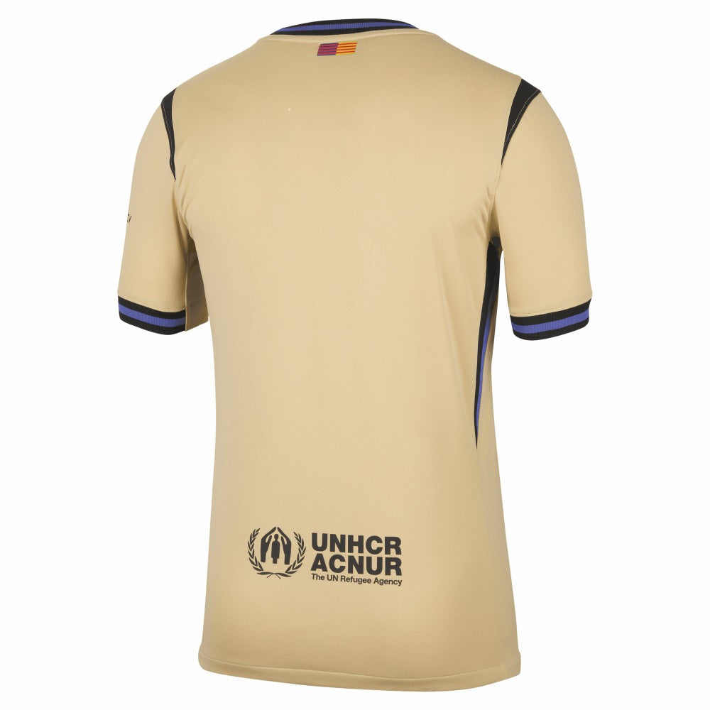 Nike Barcelona 2025/26 Away Stadium Replica Jerseys - Gold