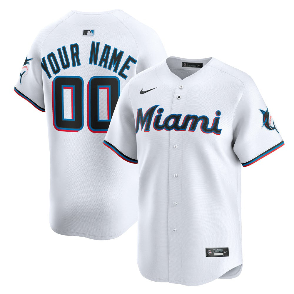 Miami Marlins Nike Youth Home Custom Limited Jersey Sale