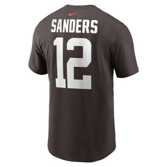 Shedeur Sanders Cleveland Browns 2025 NFL Draft Name & Number T-Shirt Brown - Nike