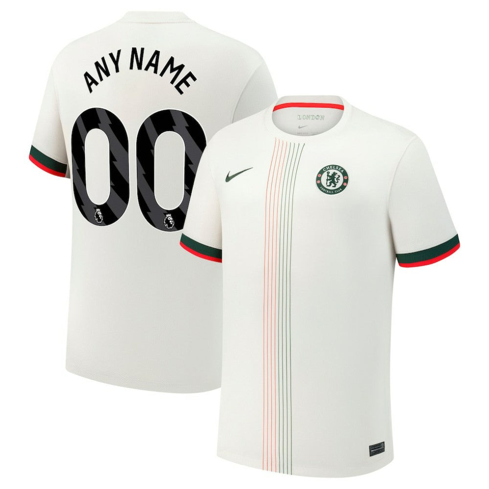 Nike Chelsea 2025/26 Away Replica Custom Jerseys - Cream