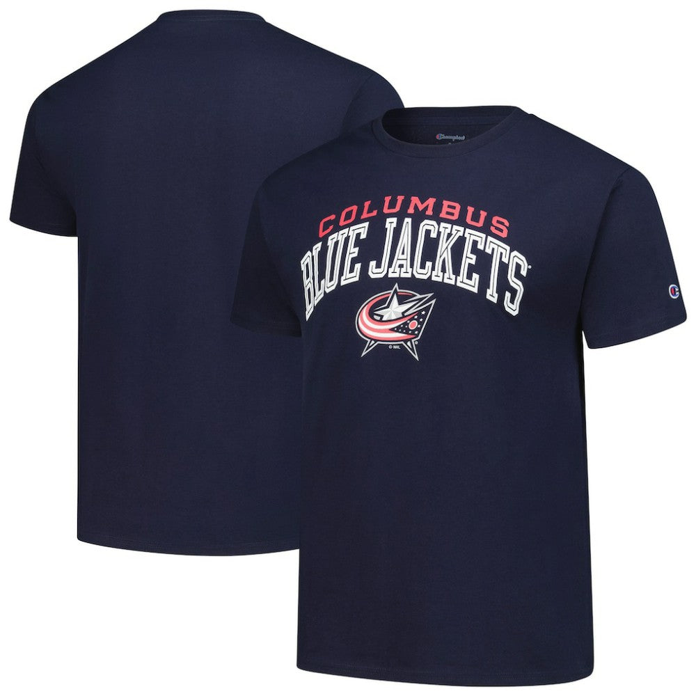 Columbus Blue Jackets - Champion Primary Logo T-Shirt Navy