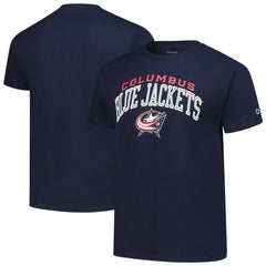 Columbus Blue Jackets - Champion Primary Logo T-Shirt Navy