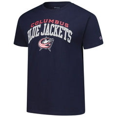 Columbus Blue Jackets - Champion Primary Logo T-Shirt Navy