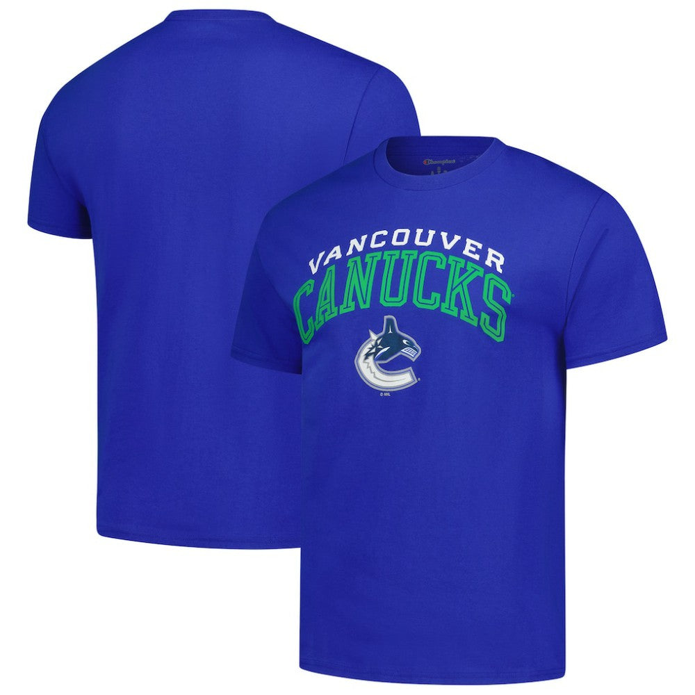 Vancouver Canucks - Champion Primary Logo T-Shirt Royal