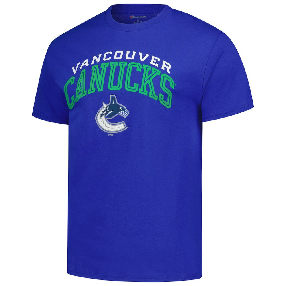 Vancouver Canucks - Champion Primary Logo T-Shirt Royal