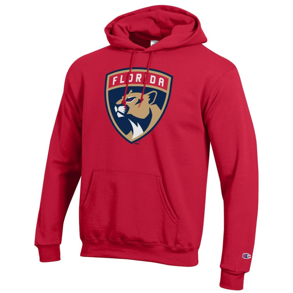 Florida Panthers - Champion Primary Logo 1-Hit Pullover Hoodie Red