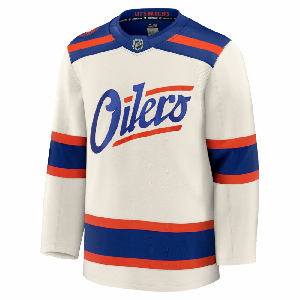 Edmonton Oilers - Fanatics Alternate Premium Jersey Light Beige