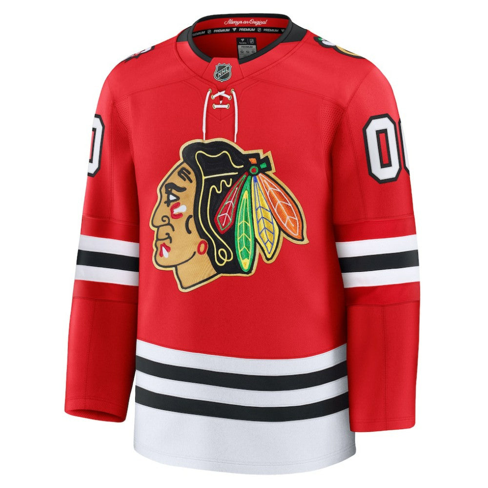 Chicago Blackhawks Fanatics Centennial Premium Custom Jersey - Red | NHL Jerseys