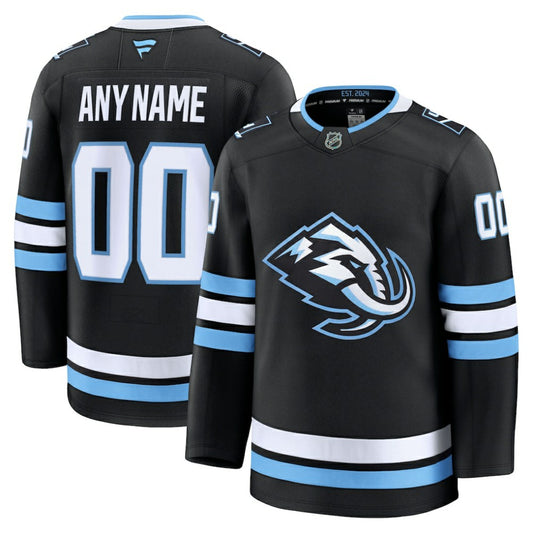 Utah Mammoth Fanatics Home Premium Custom Jersey - Black | NHL Jerseys
