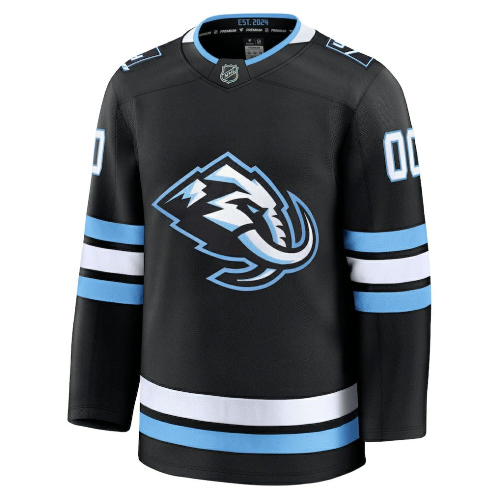 Utah Mammoth Fanatics Home Premium Custom Jersey - Black | NHL Jerseys