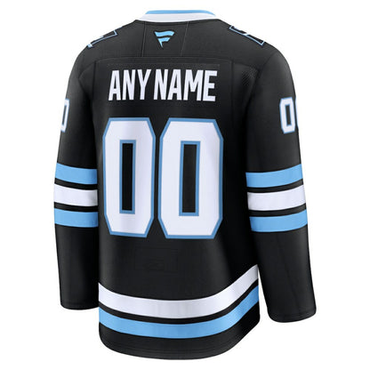 Utah Mammoth Fanatics Home Premium Custom Jersey - Black | NHL Jerseys