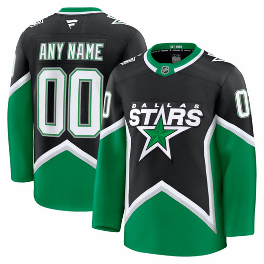 Dallas Stars Fanatics Alternate Premium Custom Jersey - Black | NHL Jerseys