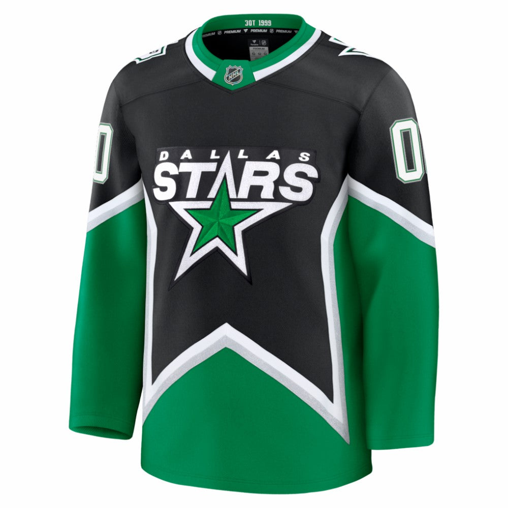 Dallas Stars - Fanatics Alternate Premium Custom Jersey Black