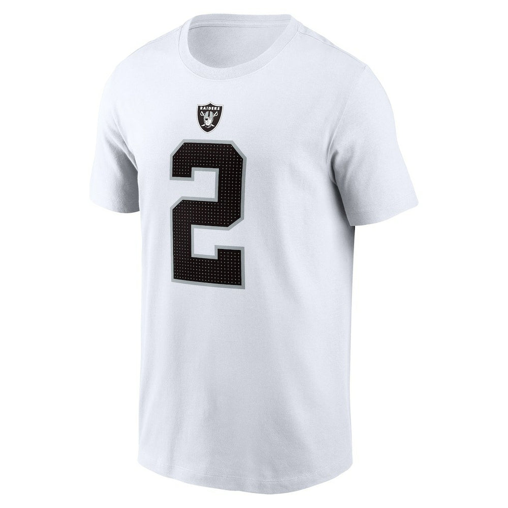 Ashton Jeanty Las Vegas Raiders Name & Number T-Shirt White - Nike