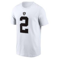 Ashton Jeanty Las Vegas Raiders Name & Number T-Shirt White - Nike