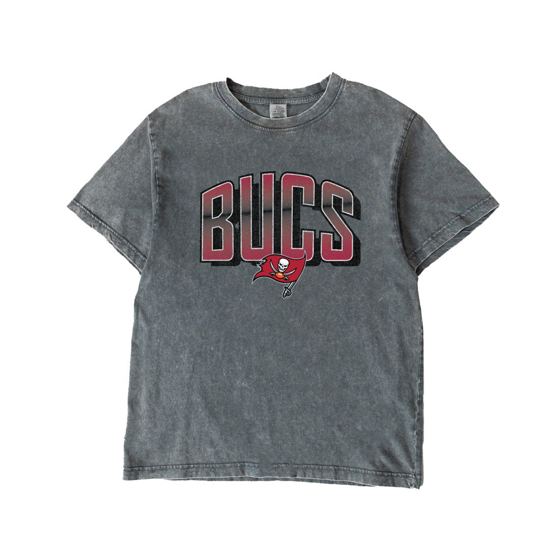 Tampa Bay Buccaneers Gameday Couture Women's Peak Performance Oversized Snow Wash T-Shirt Gray - NFL