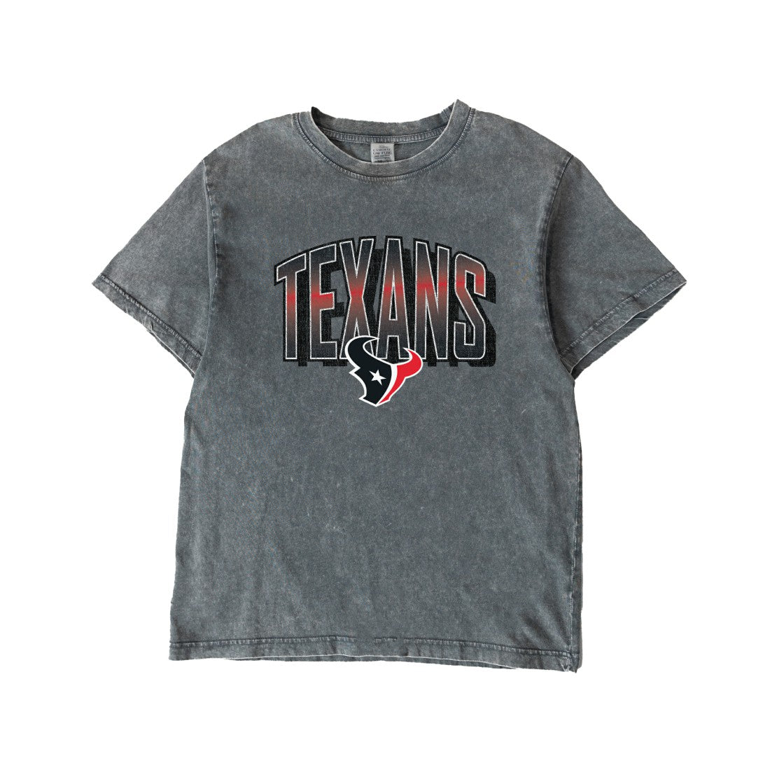 Houston Texans Gameday Couture Women's Peak Performance Oversized Snow Wash T-Shirt Gray - NFL
