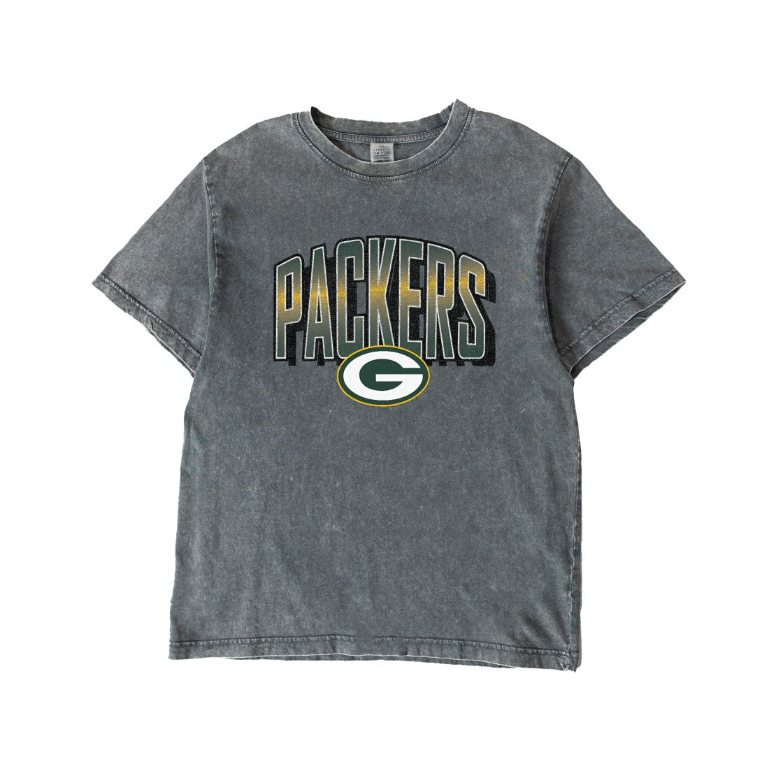 Green Bay Packers Gameday Couture Women's Peak Performance Oversized Snow Wash T-Shirt Gray - NFL