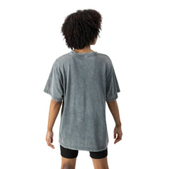 Chicago Bears Gameday Couture Women's Peak Performance Oversized Snow Wash T-Shirt Gray - NFL