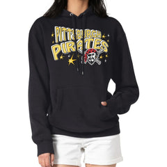 Pittsburgh Pirates Starter Women's Fireworks Fleece Tri-Blend Pullover Hoodie On Sale