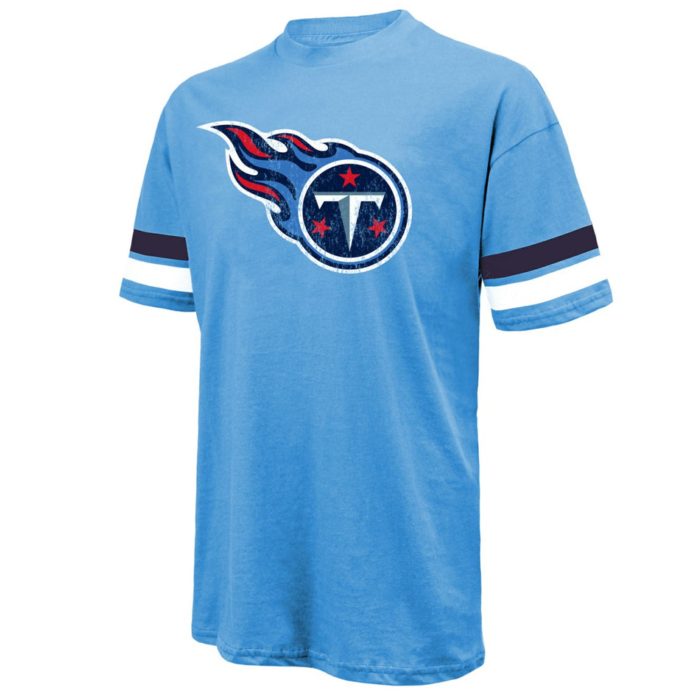 Cam Ward Tennessee Titans Majestic Threads 2025 NFL Draft First Round Pick Oversized T-Shirt Light Blue - NFL
