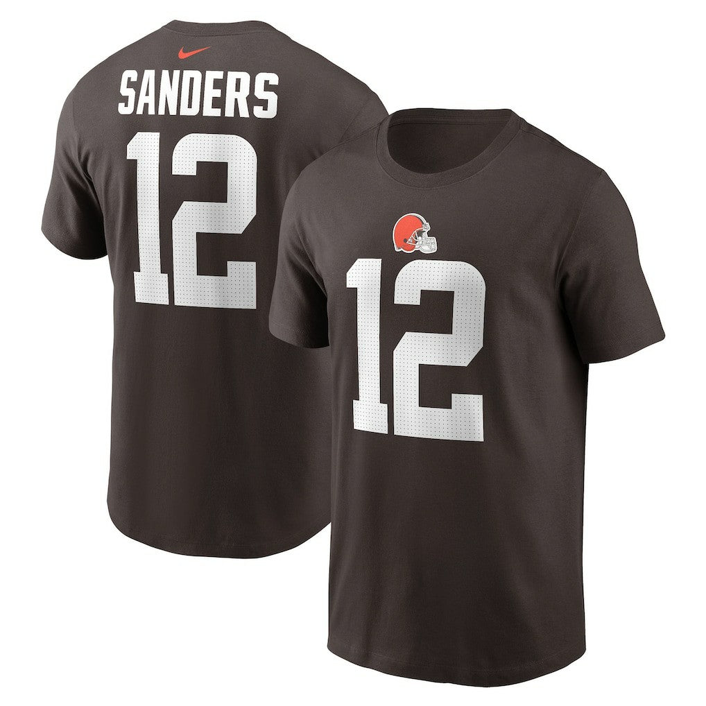Shedeur Sanders Cleveland Browns Youth 2025 NFL Draft Player Name & Number T-Shirt Brown - Nike