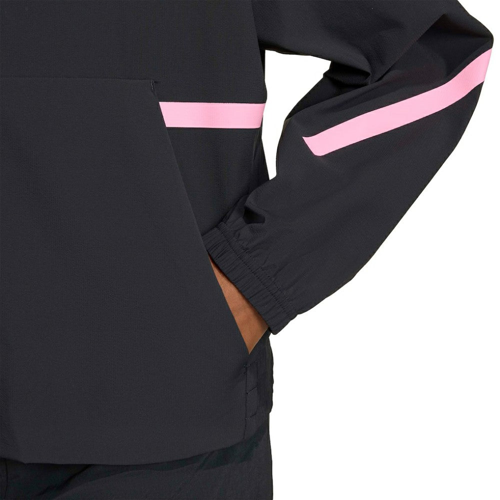 Adidas Liverpool Youth 2025/26 Club Anthem Full-Zip Jacket - Black