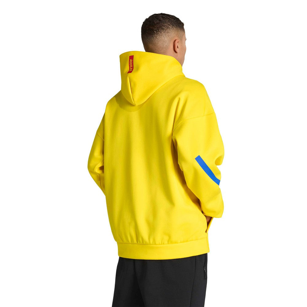 Adidas Club America 2025/26 Club Anthem Full-Zip Hooded Jacket - Yellow