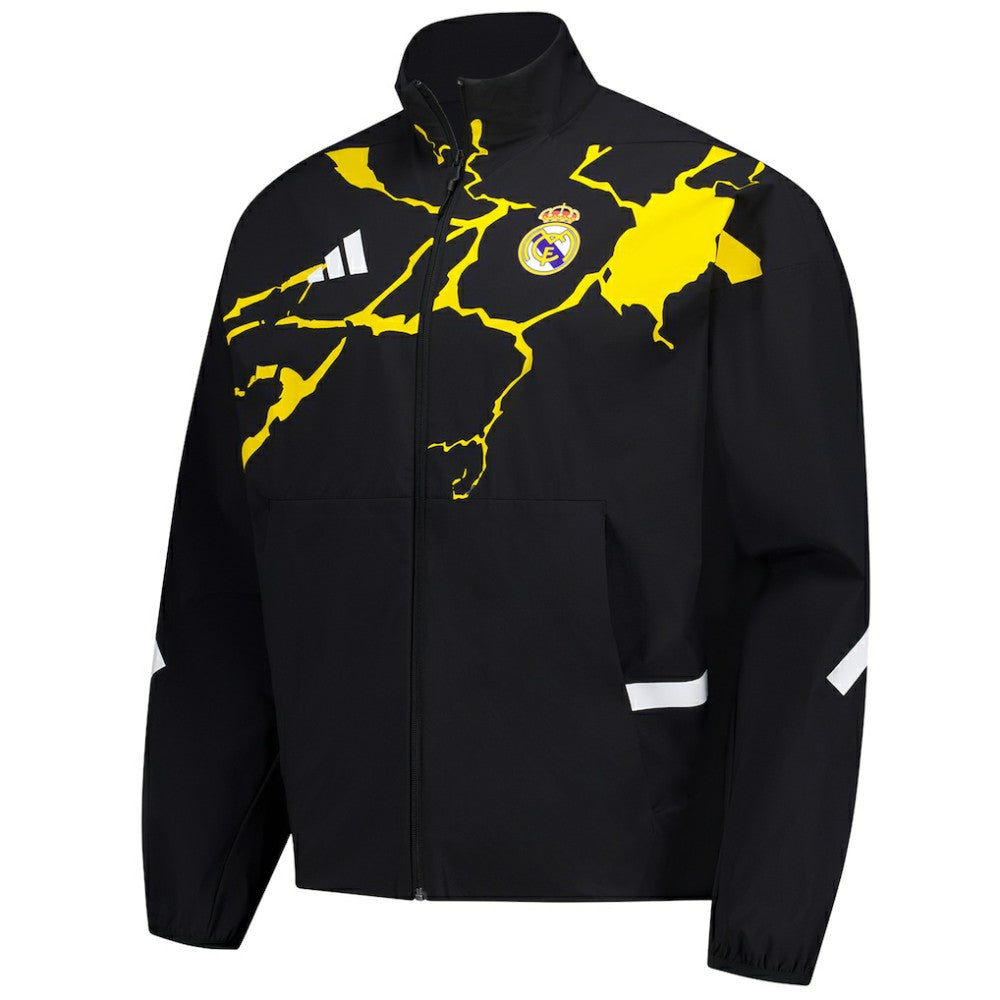 Adidas Real Madrid x Marvel Anthem Full-Zip Jacket - Black