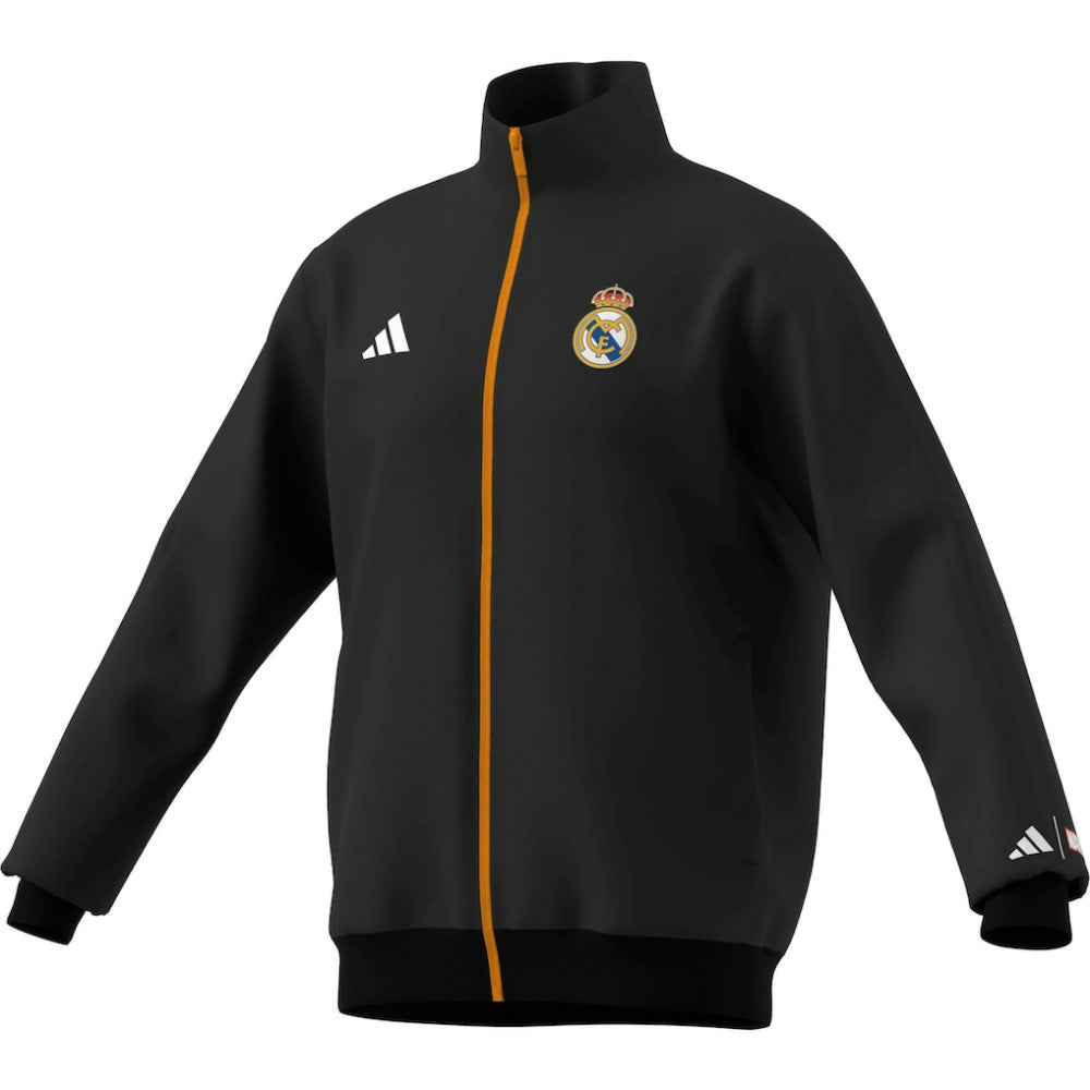 Adidas Real Madrid x Marvel Youth Track Jacket - Black