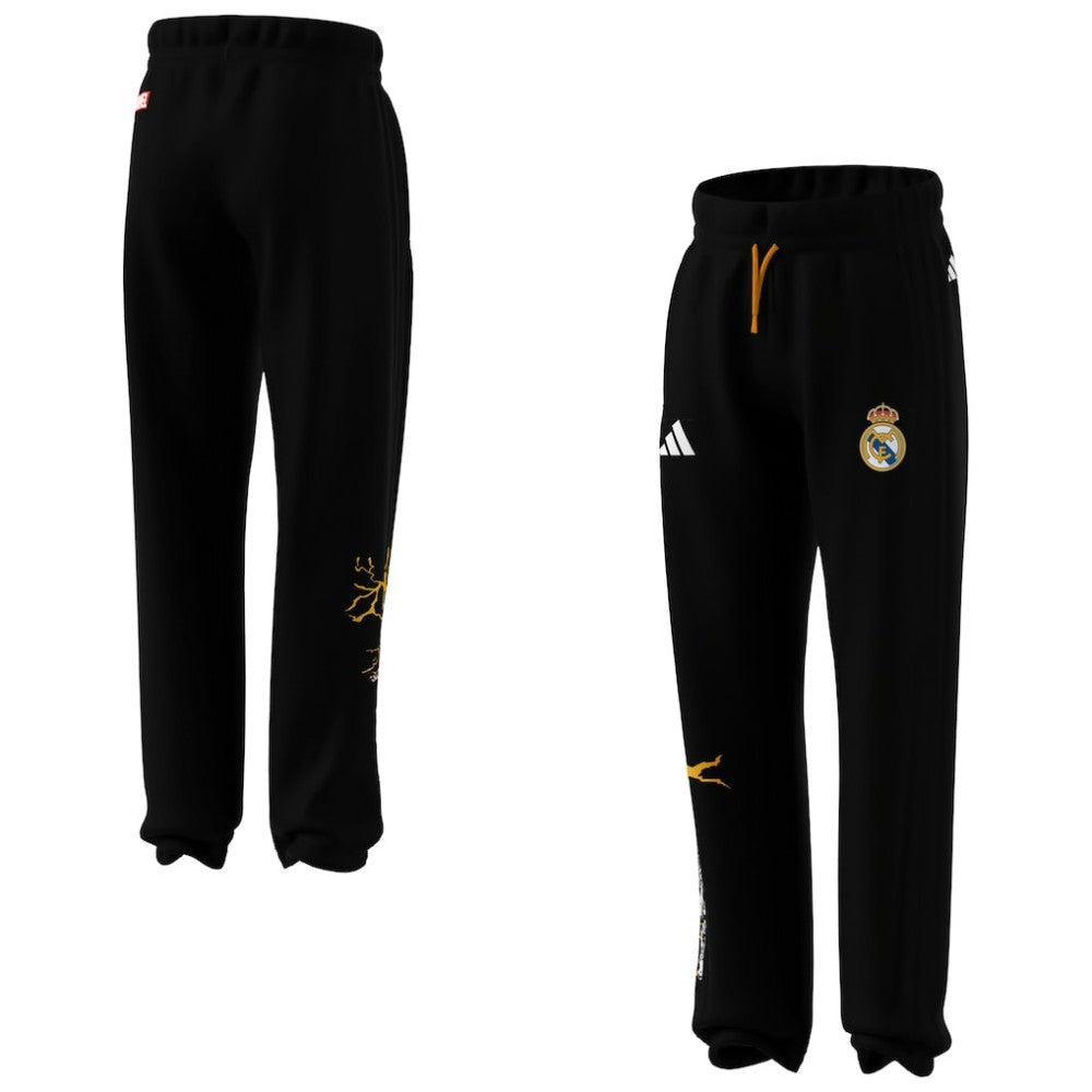 Adidas Real Madrid x Marvel Youth Track Pants - Black