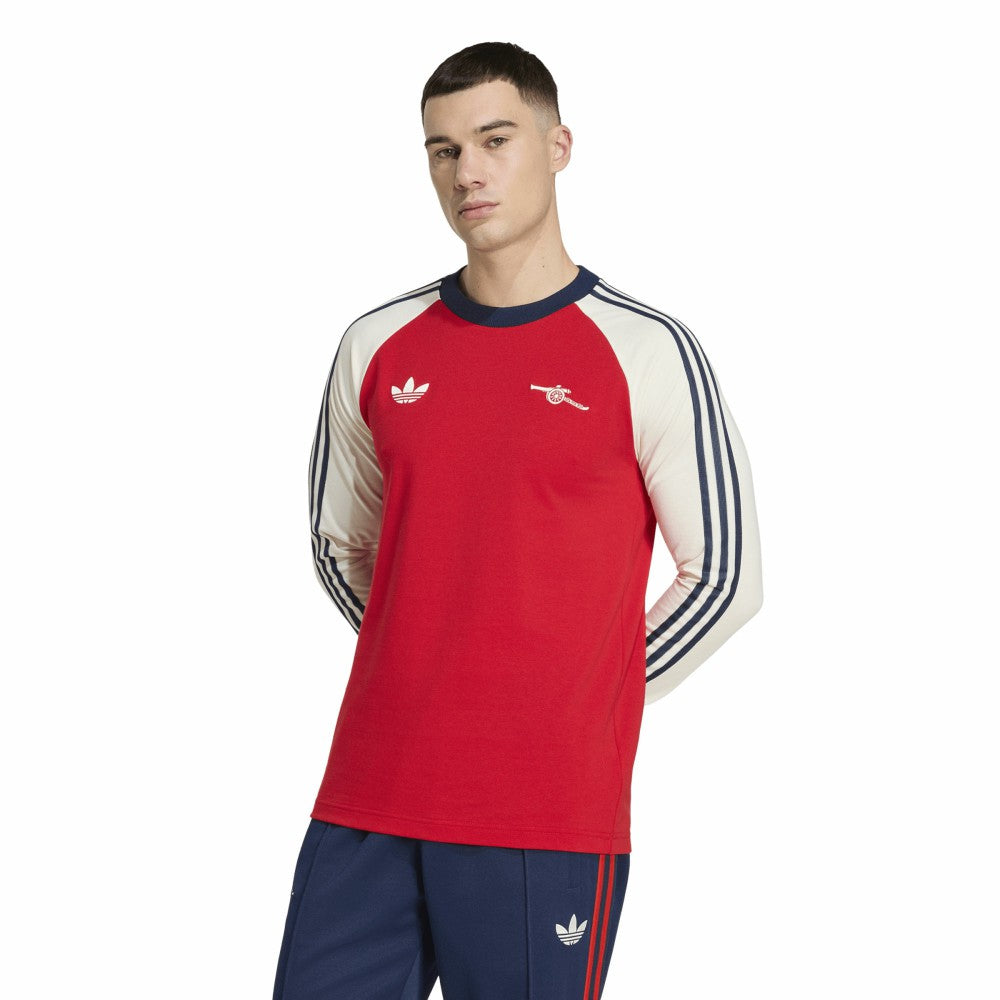 Adidas Arsenal Originals Culturewear Originals Long Sleeve T-Shirts - Red