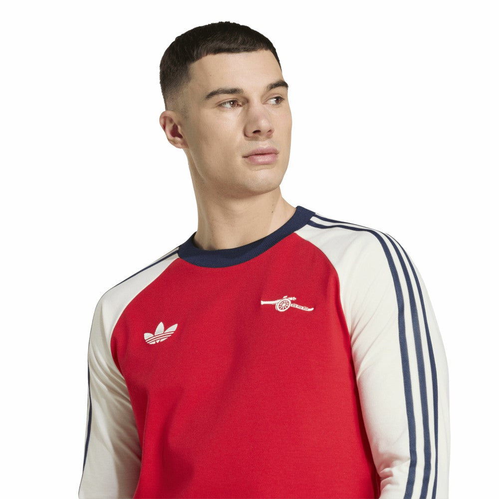 Adidas Arsenal Originals Culturewear Originals Long Sleeve T-Shirts - Red