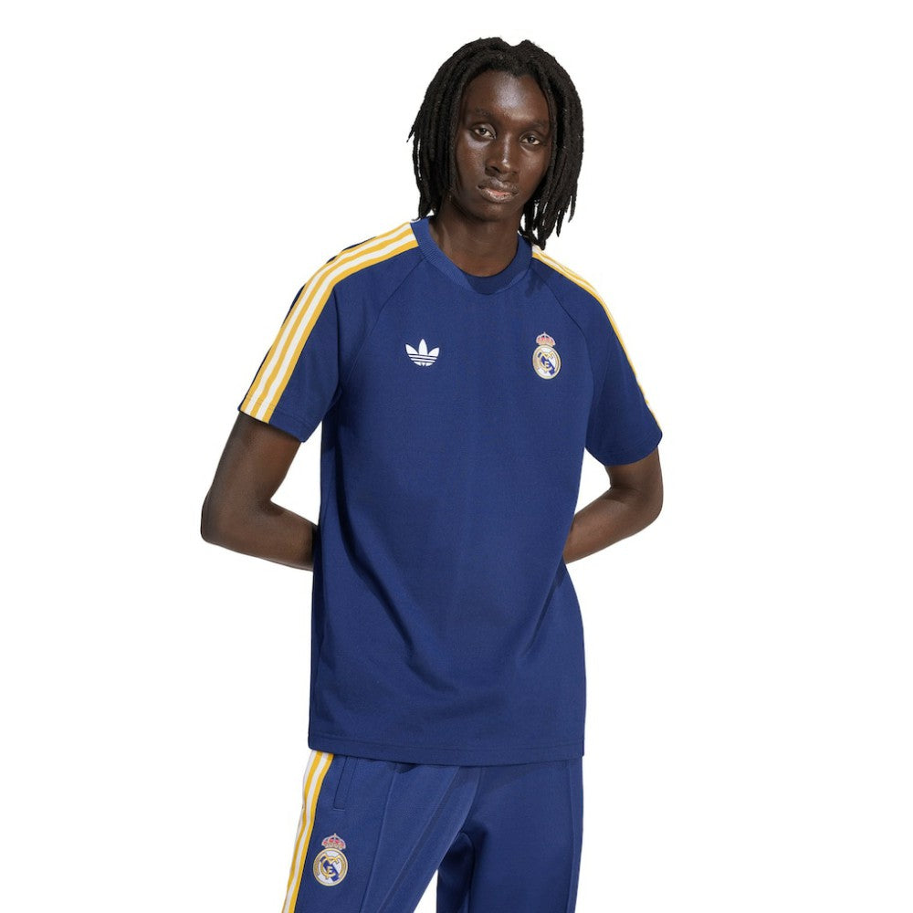 Adidas Real Madrid Originals Culturewear T-Shirts - Navy