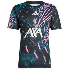 Adidas Liverpool 2025/26 Pre-Match Training Jerseys - Black