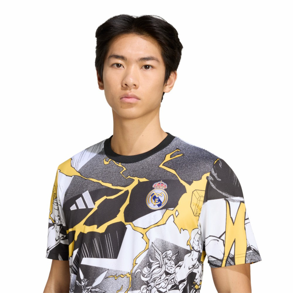 Adidas Real Madrid x Marvel AEROREADY 2025/26 Pre-Match Top - White