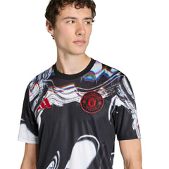 Adidas Manchester United 2025/26 Pre-Match Training Jerseys - Black