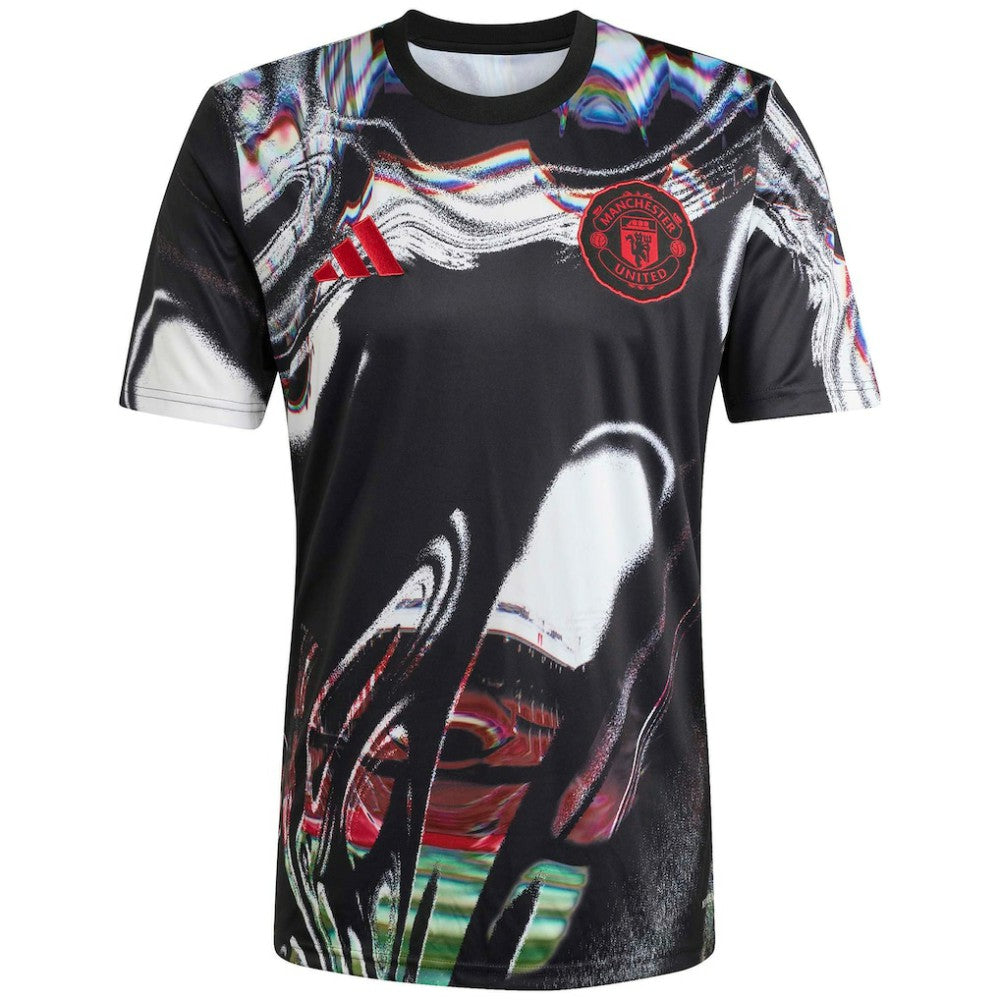 Adidas Manchester United 2025/26 Pre-Match Training Jerseys - Black