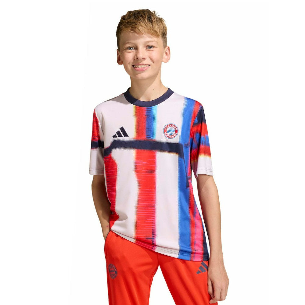 Adidas Bayern Munich Youth 2025/26 Pre-Match Training Jerseys - Navy