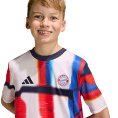 Adidas Bayern Munich Youth 2025/26 Pre-Match Training Jerseys - Navy