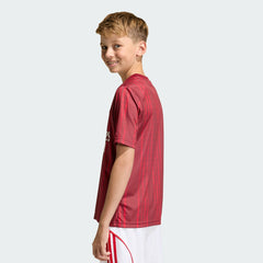 Adidas Arsenal Youth 2025/26 Pre-Match Training Jerseys - Red