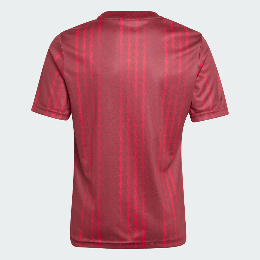 Adidas Arsenal Youth 2025/26 Pre-Match Training Jerseys - Red