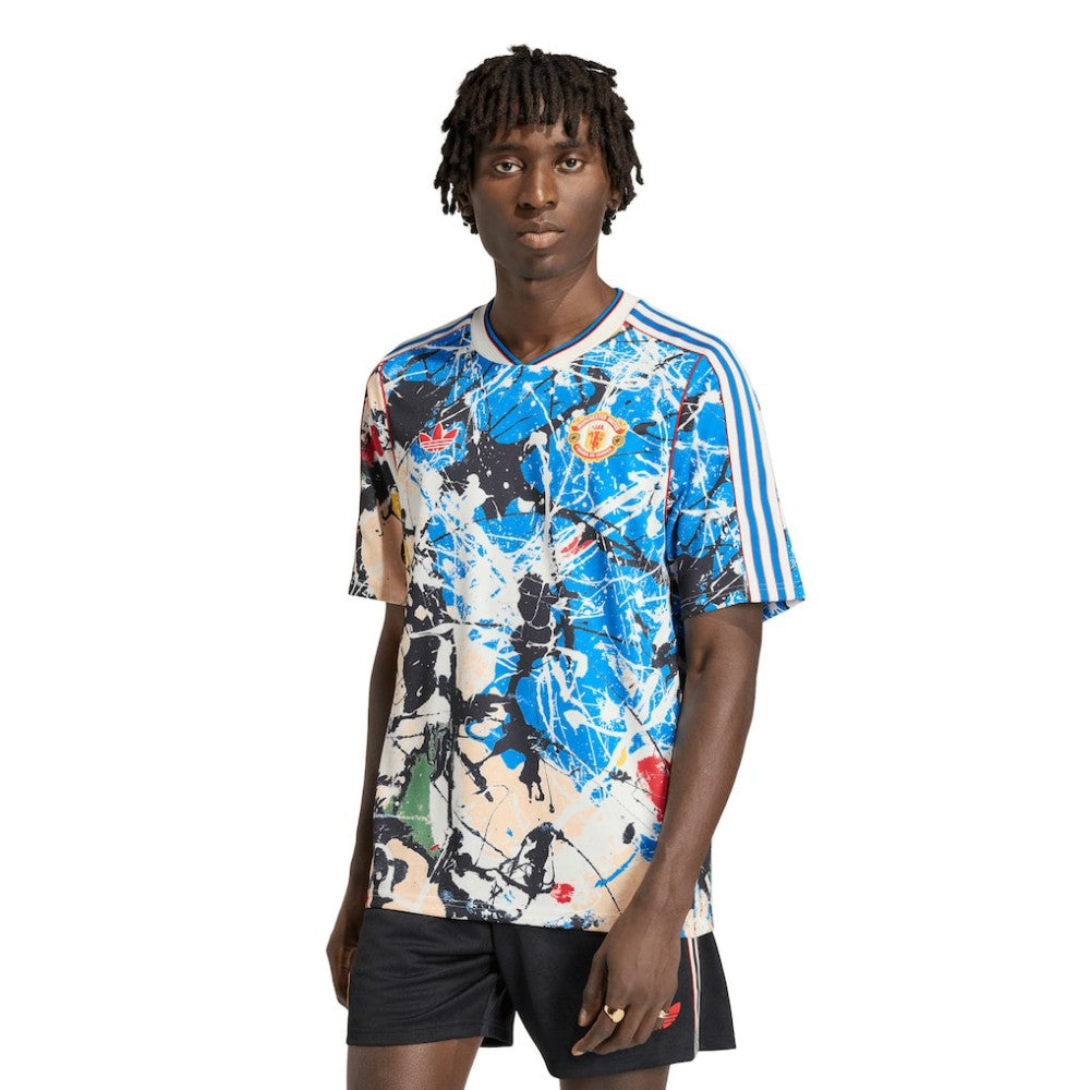 Adidas Manchester United X Stone Roses Replica Jerseys - Blue