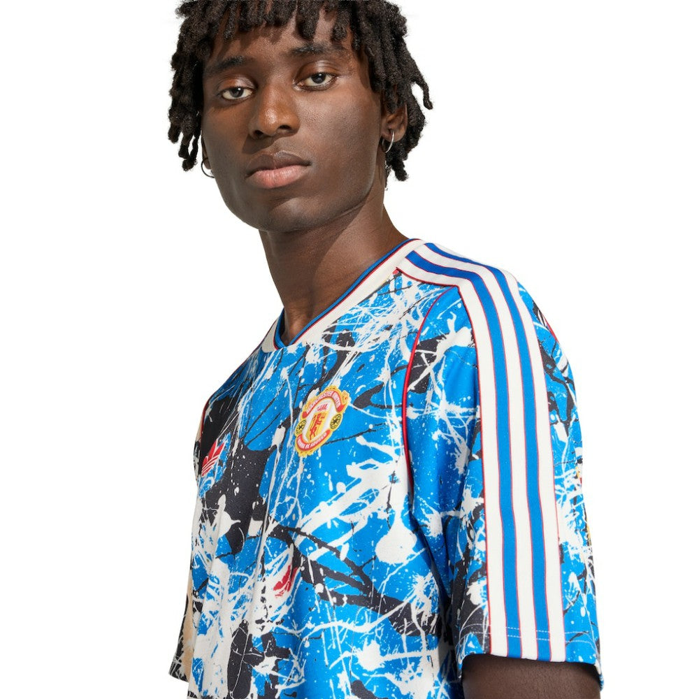 Adidas Manchester United X Stone Roses Replica Jerseys - Blue
